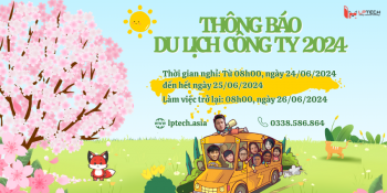 Thông báo du lịch công ty 2024