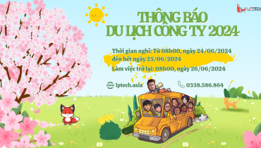 Thông báo du lịch công ty 2024