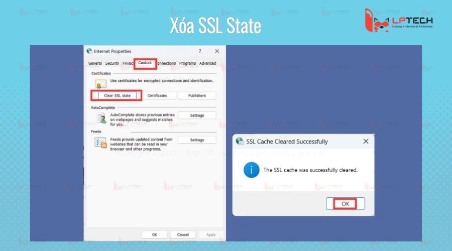 Xóa SSL State để khắc phục lỗi