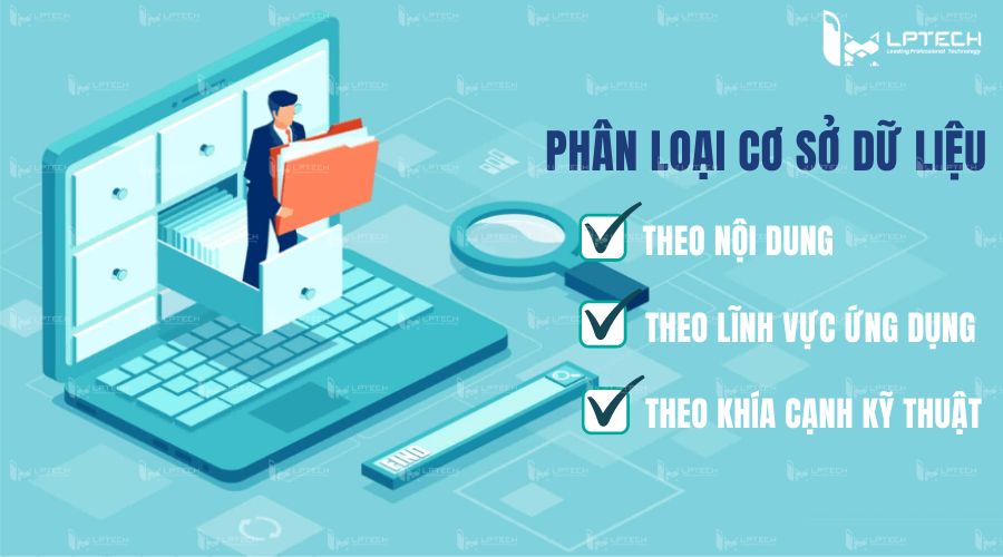 Cơ sở dữ liệu được phân làm 3 loại