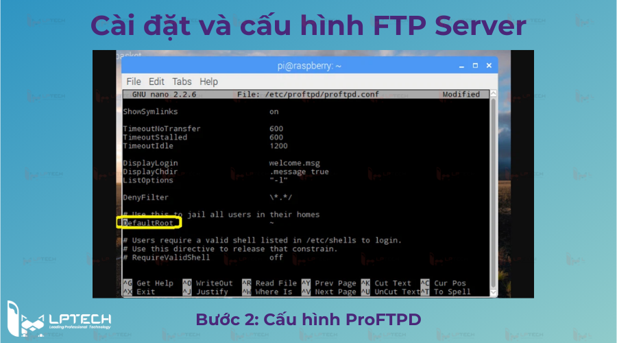 Cấu hình ProFTPD