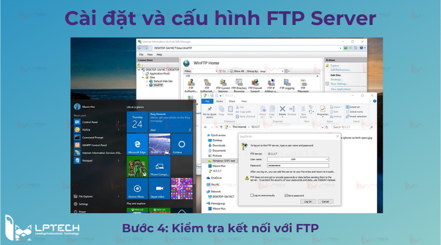 Kiểm tra kết nối với FTP