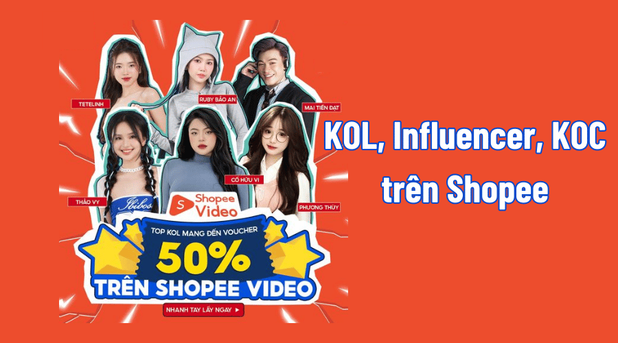 Danh sách KOL hot trên Shopee Live