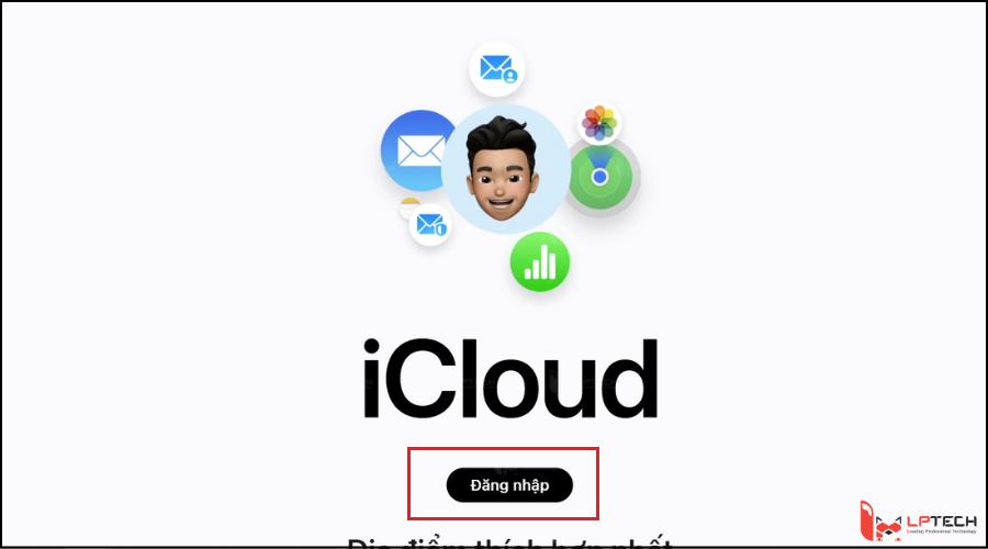 Bước 1 - Truy cập icloud.com