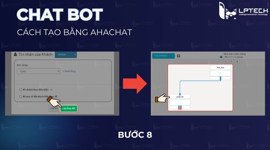 Cách tạo chatbot bằng Ahachat - Bước 8