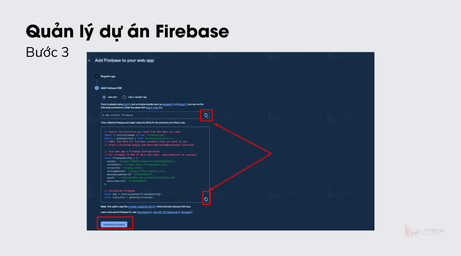 Add Firebase SDK 