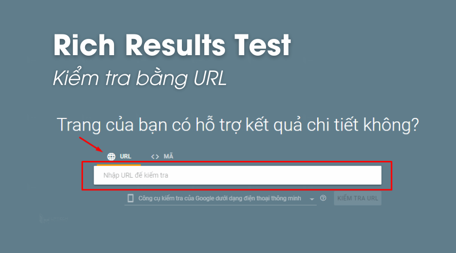 Kiểm tra bằng URL