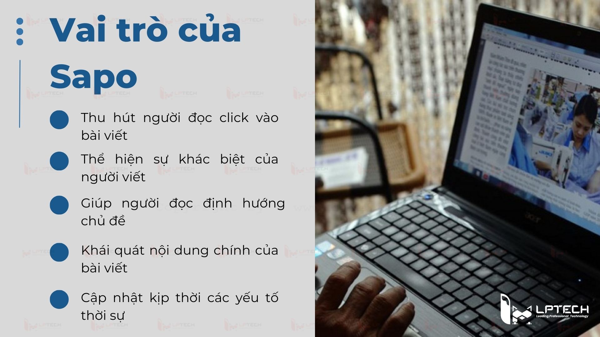 Vai trò của sapo trong content SEO