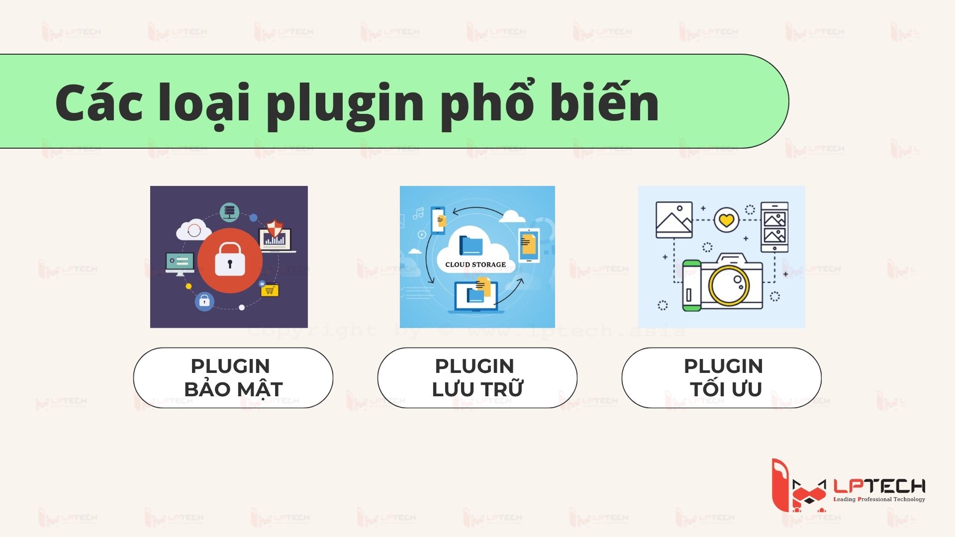 Các loại plugin phổ biến