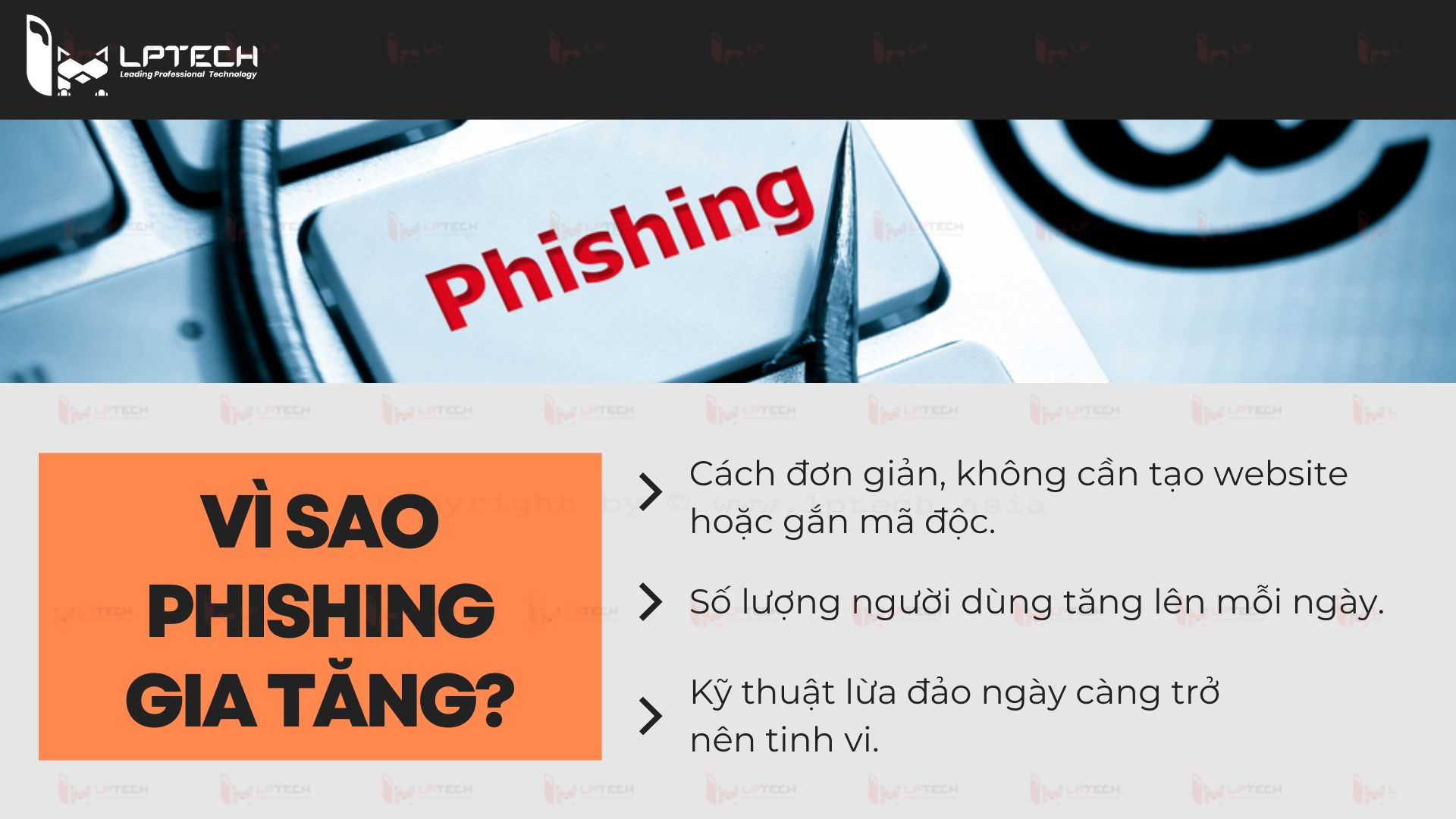 Vì sao phishing ngày càng tăng?