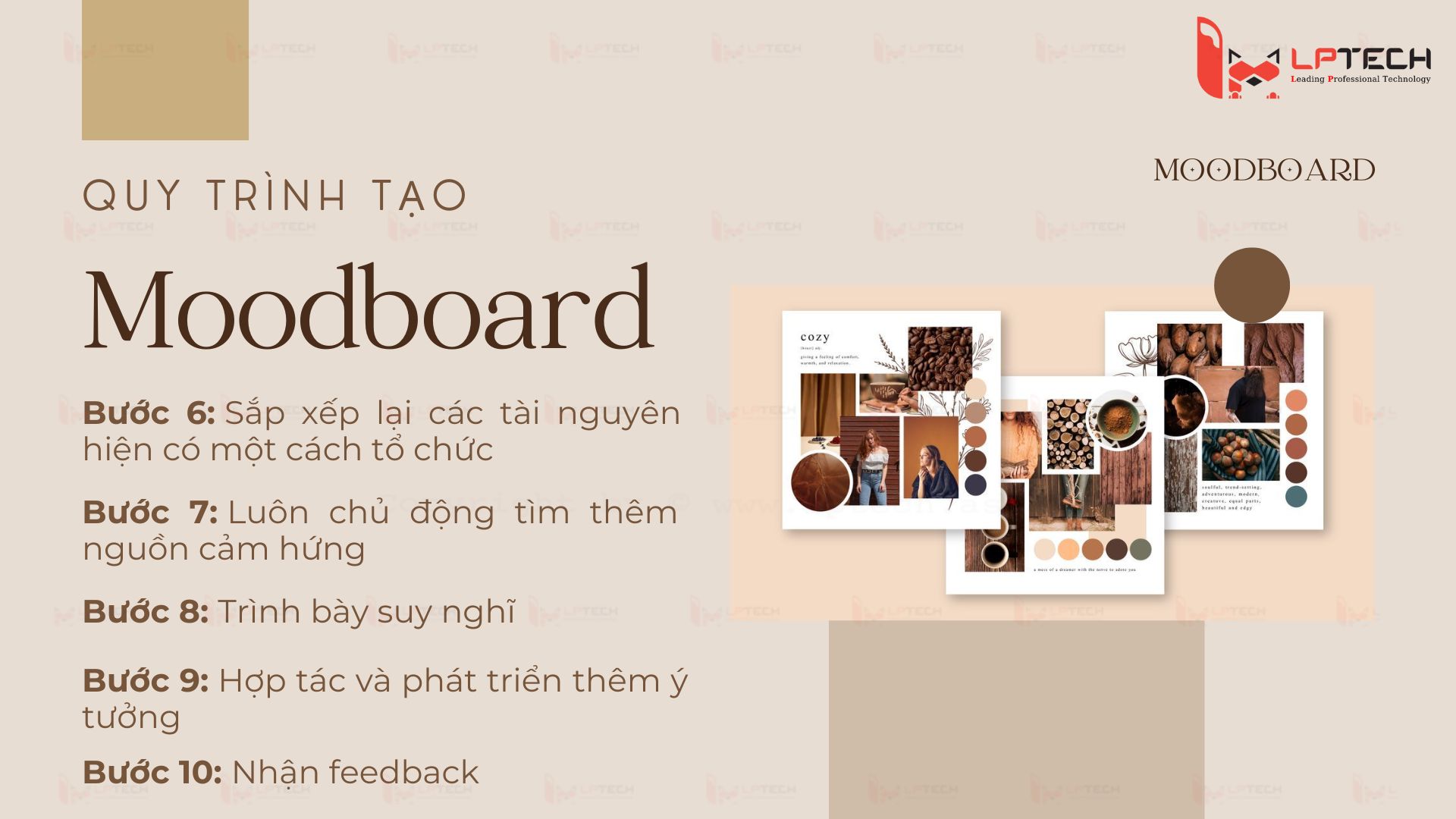 Quy trình tạo moodboard