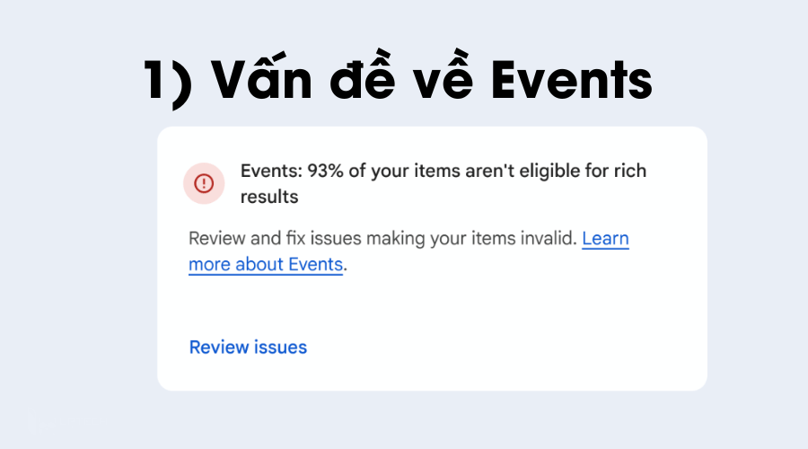 Vấn đề về Events