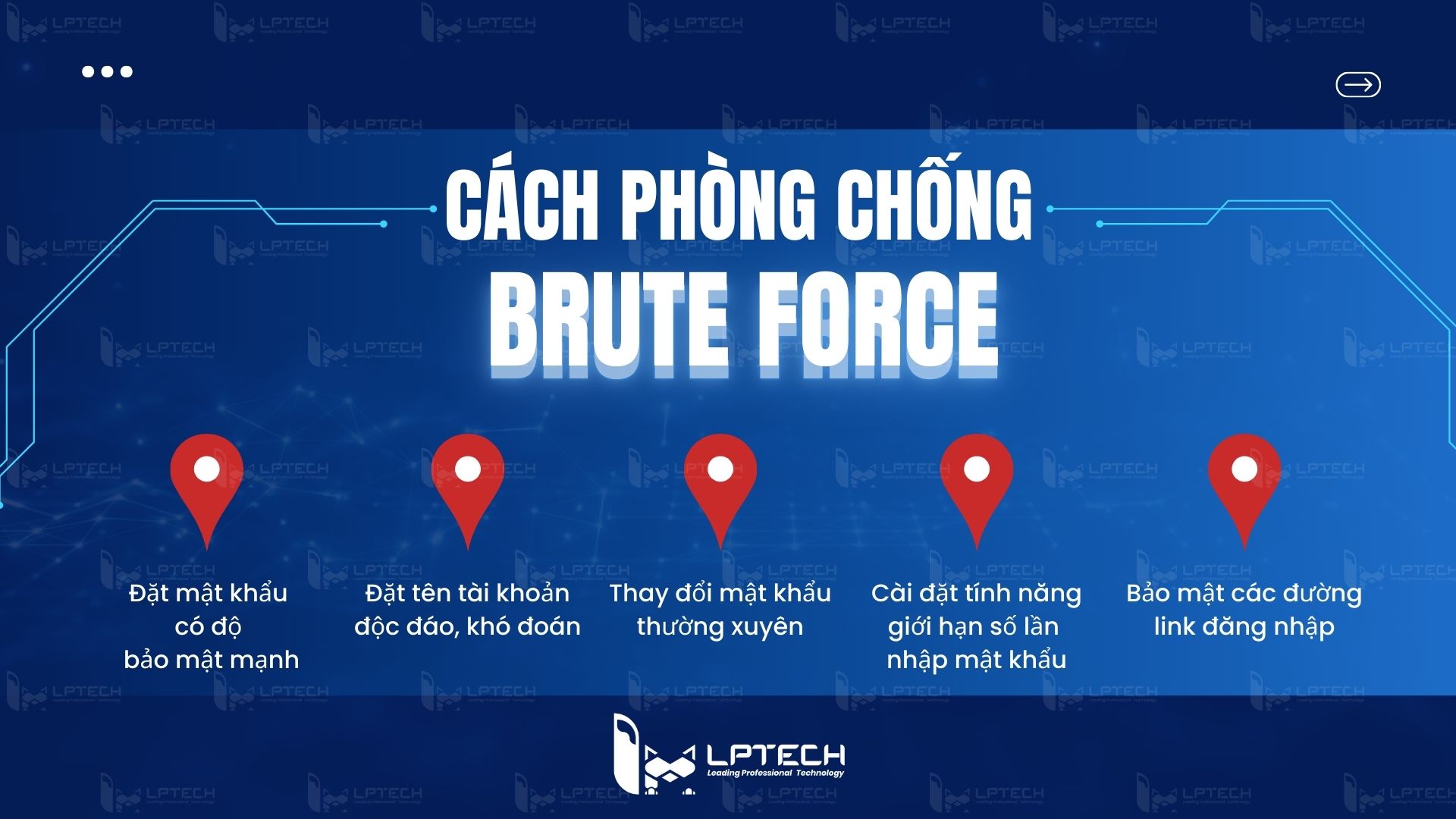 Cách phòng chống tấn công vét cạn Brute Force