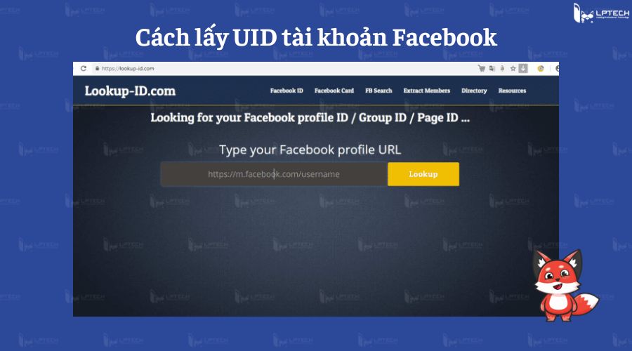 Cách lấy UID tài khoản Facebook