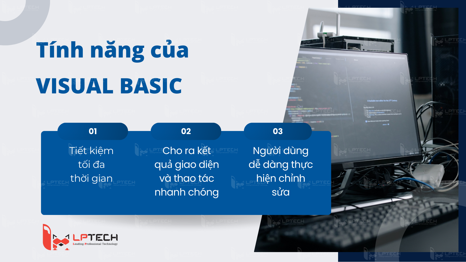 Tính năng của ngôn ngữ lập trình Visual basic