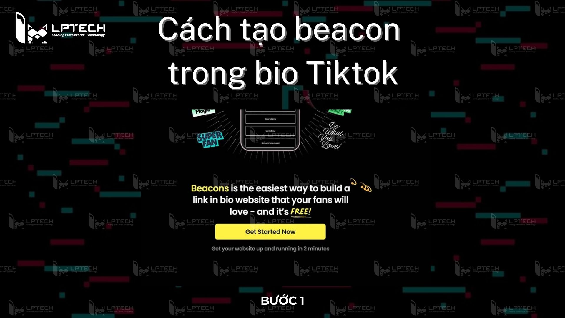 Cách tạo Beacons trong bio Tiktok - Bước 1