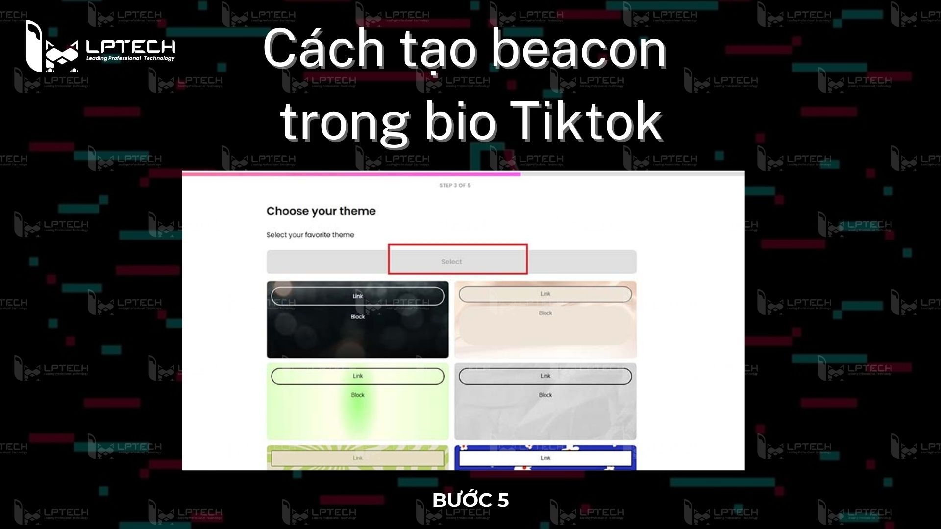 Cách tạo Beacons trong bio Tiktok - Bước 5