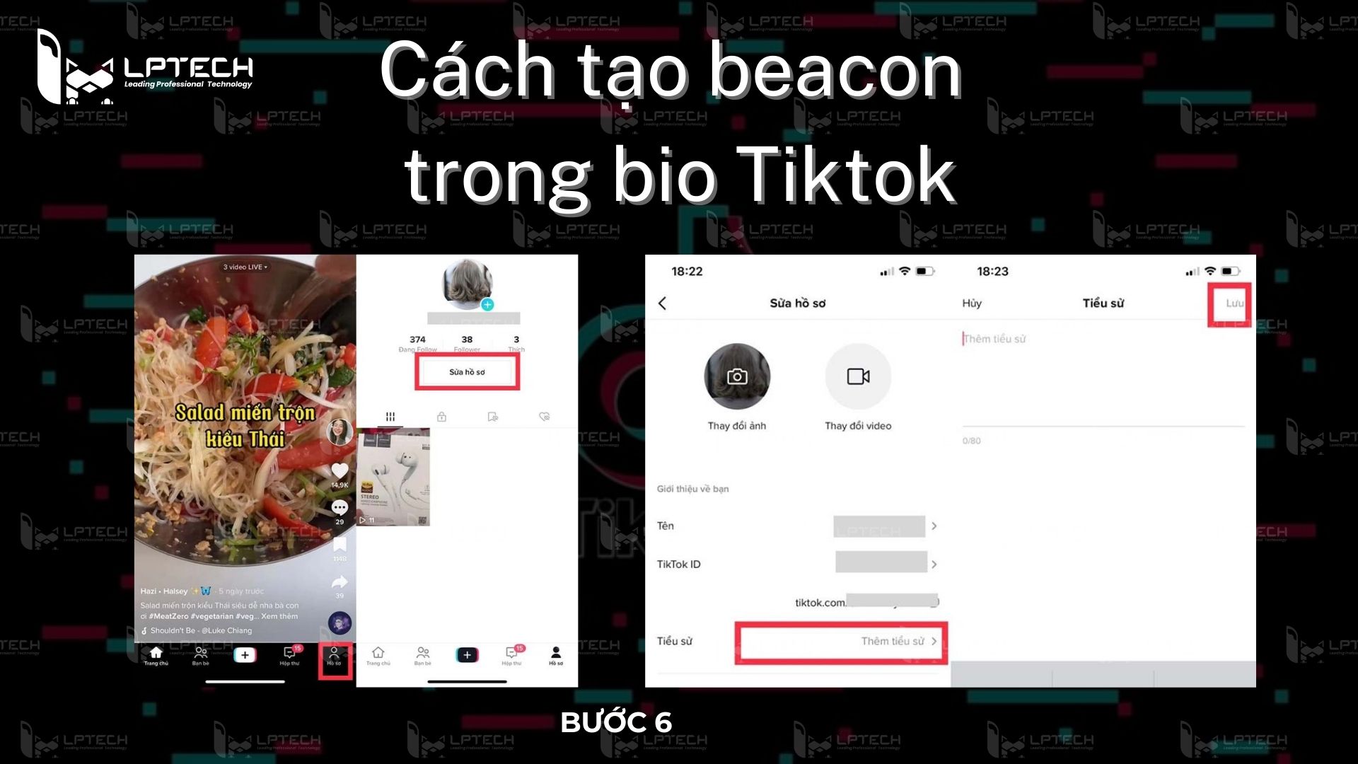 Cách tạo Beacons trong bio Tiktok - Bước 6