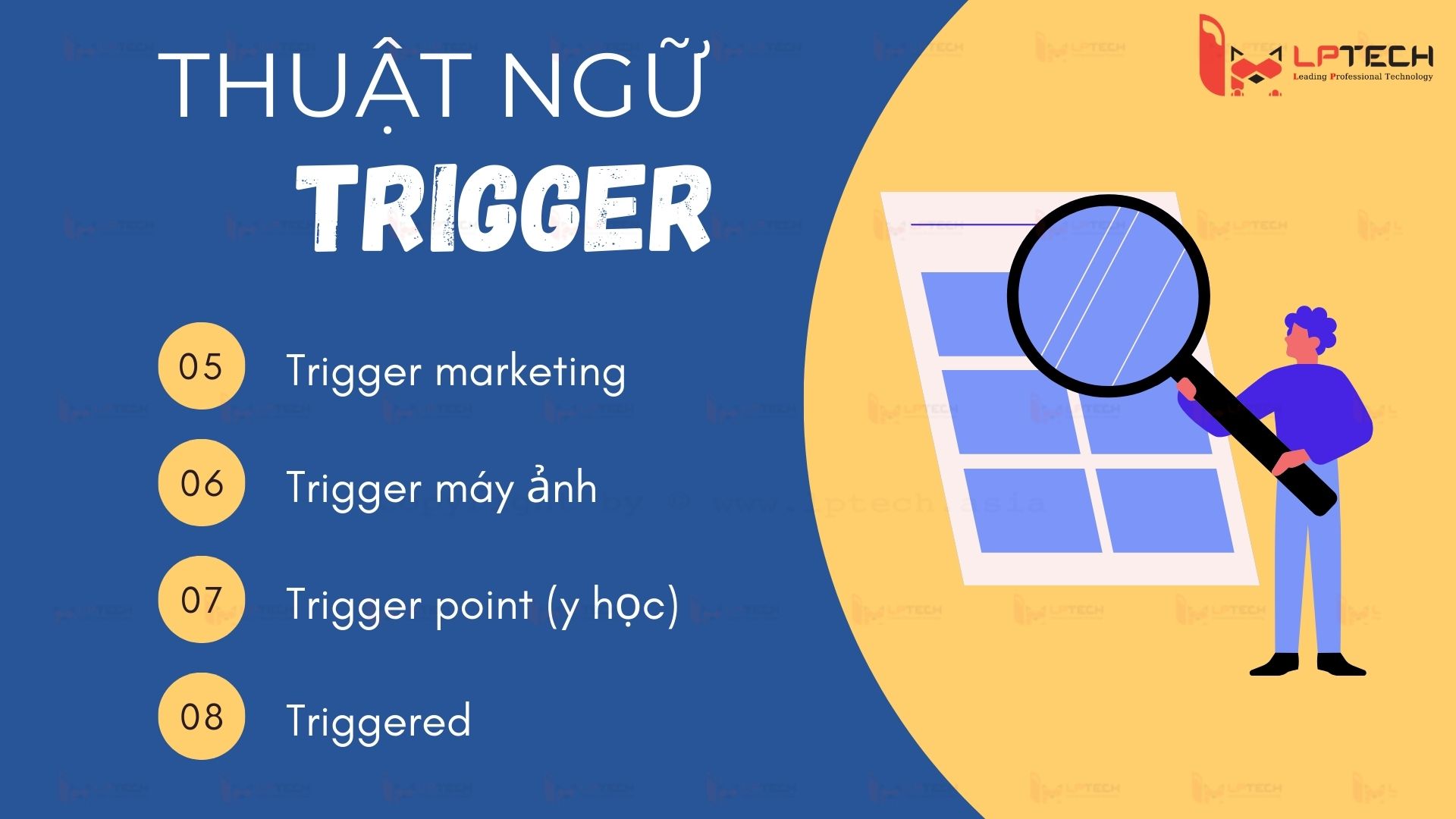 Các thuật ngữ khác của trigger 2