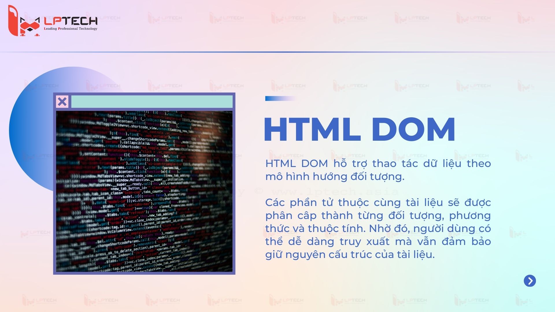 HTML DOM là gì?