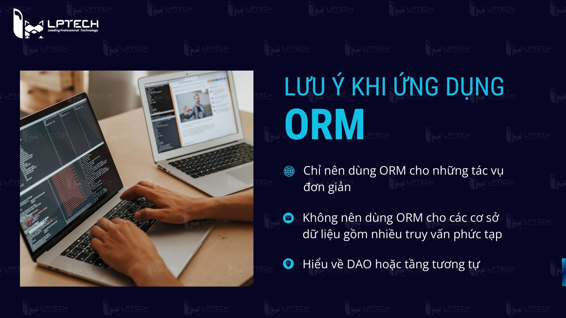 Ứng dụng ORM cần lưu ý điều gì?