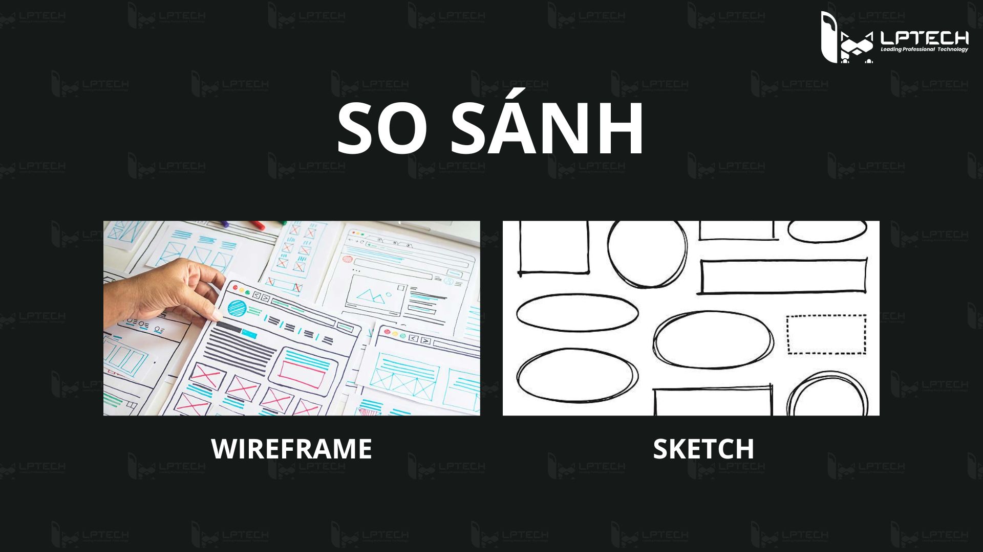 Sự khác nhau giữa Wireframe và Sketch