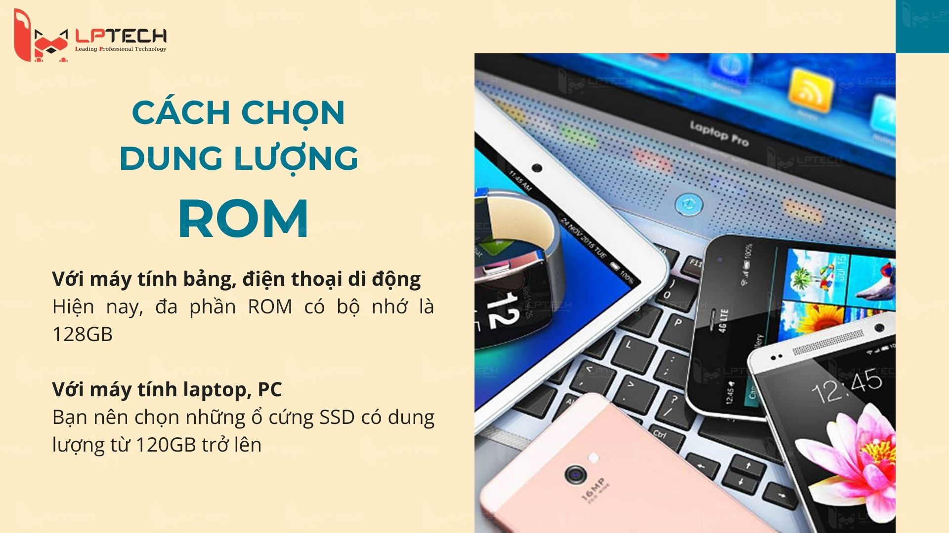 Nên lựa chọn ROM có dung lượng bao nhiêu?