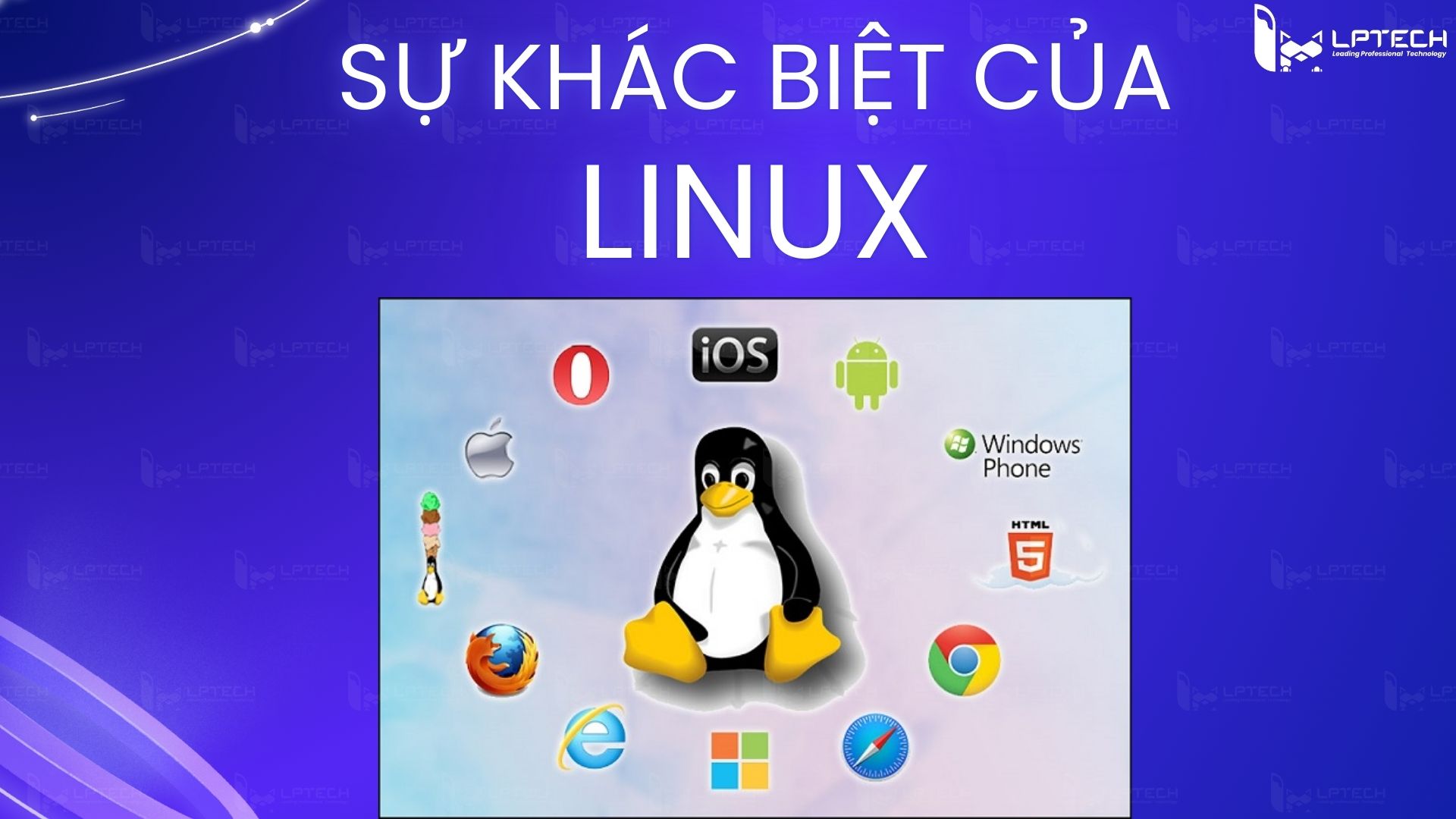 Sự khác nhau giữa Linux và các hệ điều hành khác