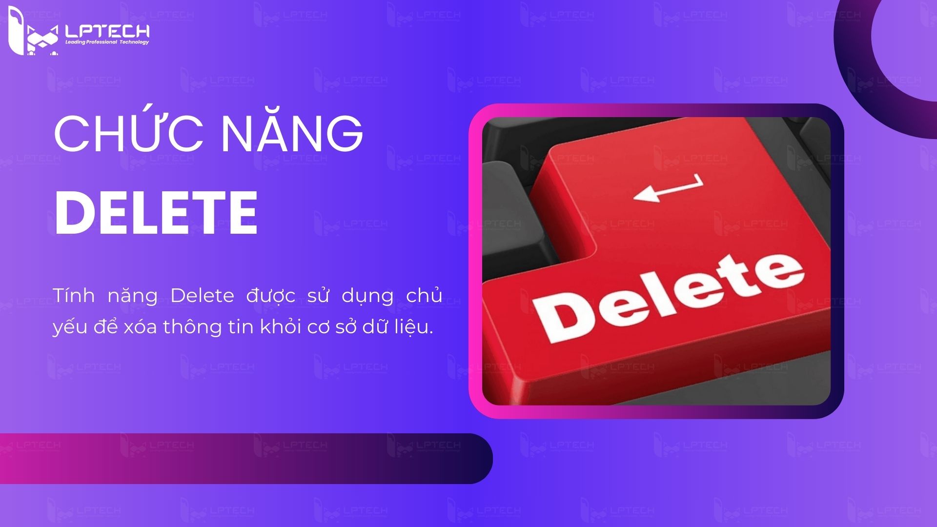 Chức năng Delete