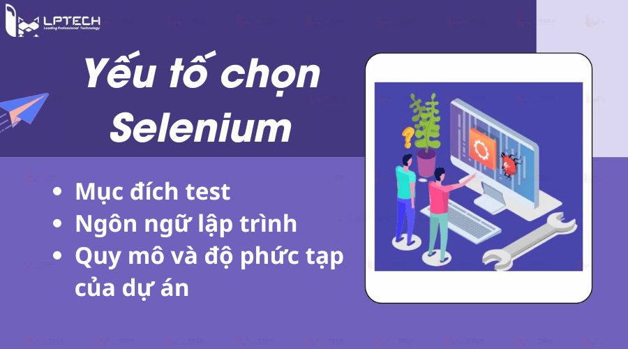 Các yếu tố quan trọng để chọn Selenium