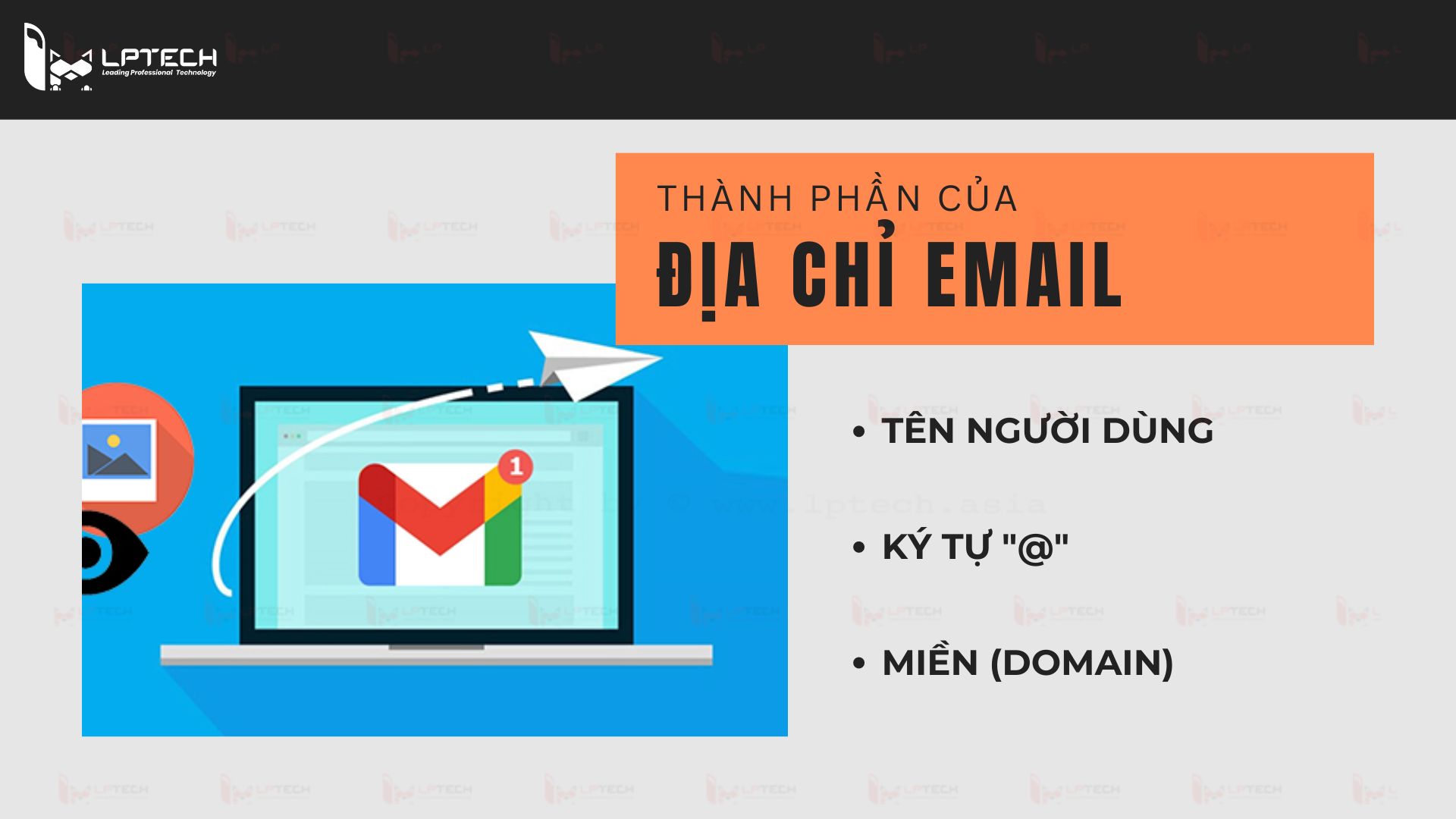 Địa chỉ email gồm mấy phần?