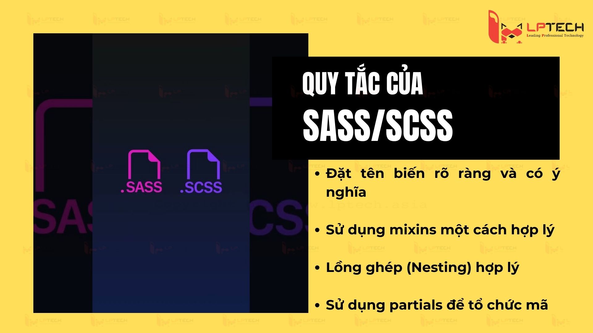 Quy tắc của SCSS - 1