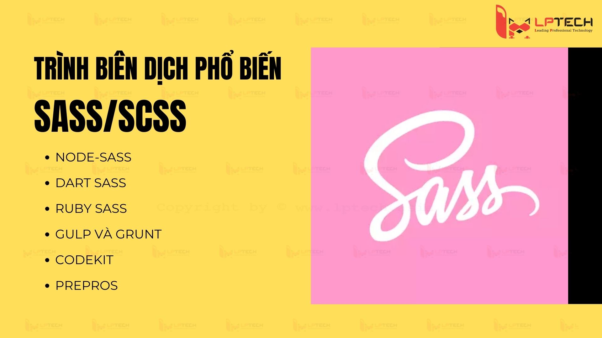 Các trình biên dịch SCSS phổ biến