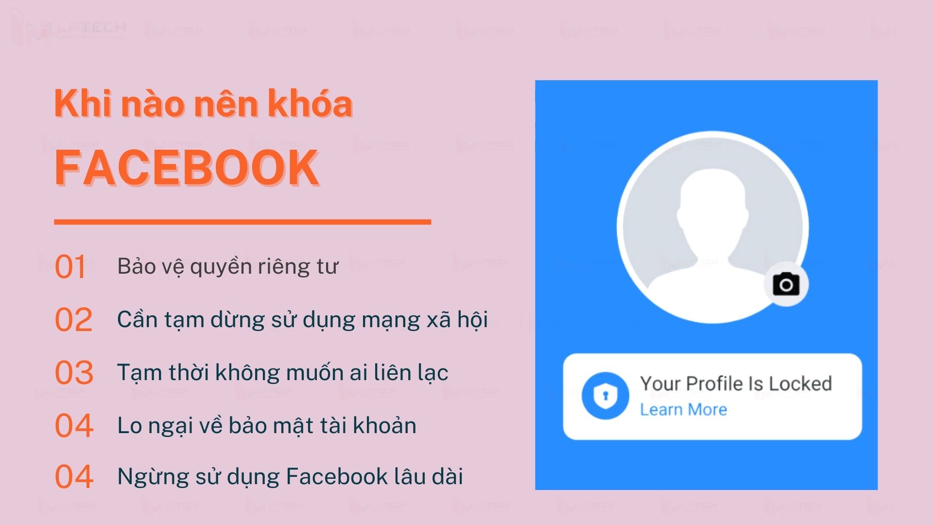 Khi nào nên khóa tài khoản Facebook?