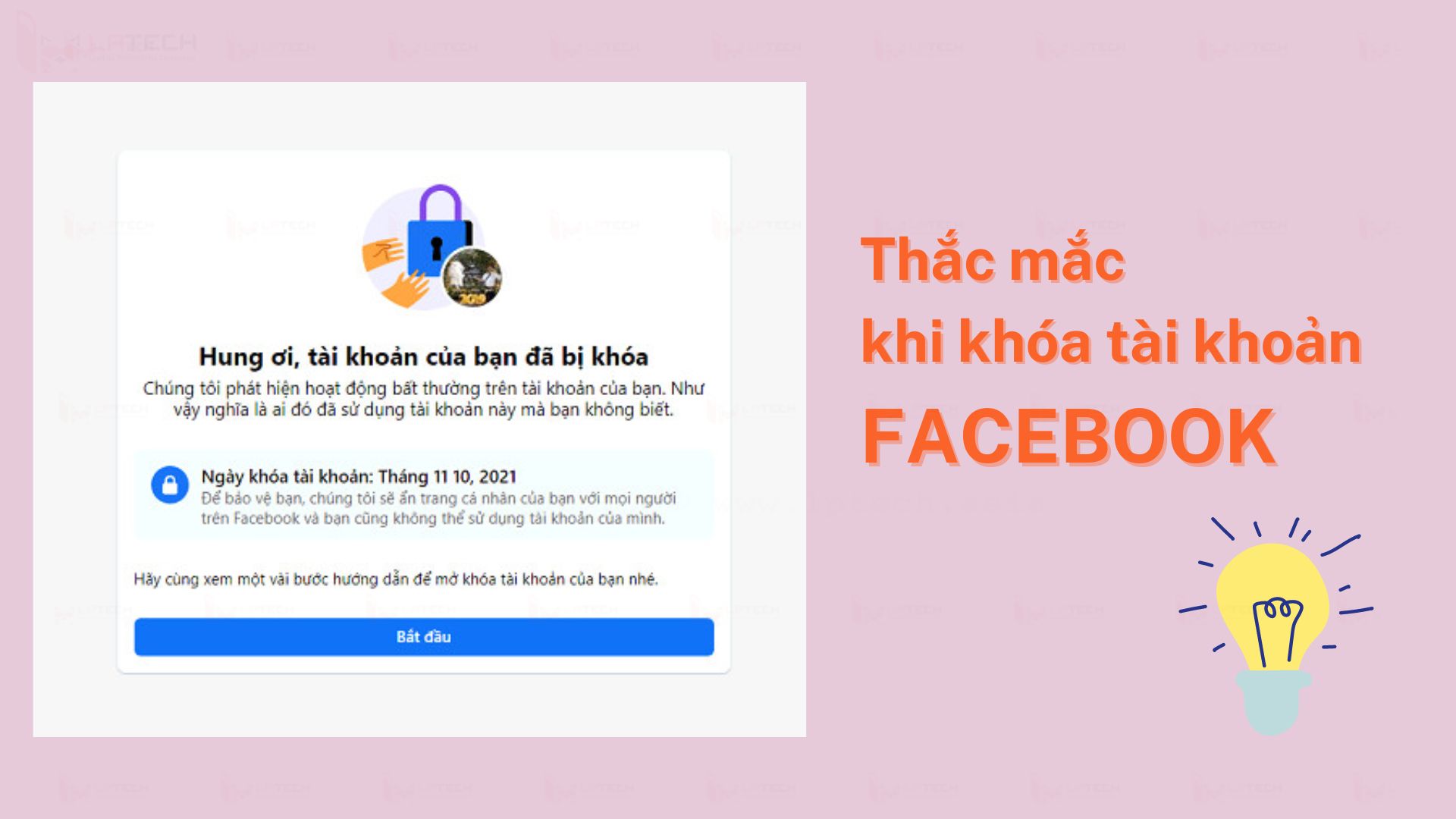 Một số thắc mắc thường gặp khi khóa tài khoản Facebook