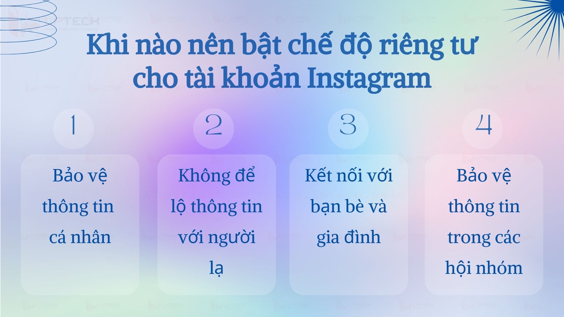 Khi nào nên bật chế độ riêng tư trên Instagram?