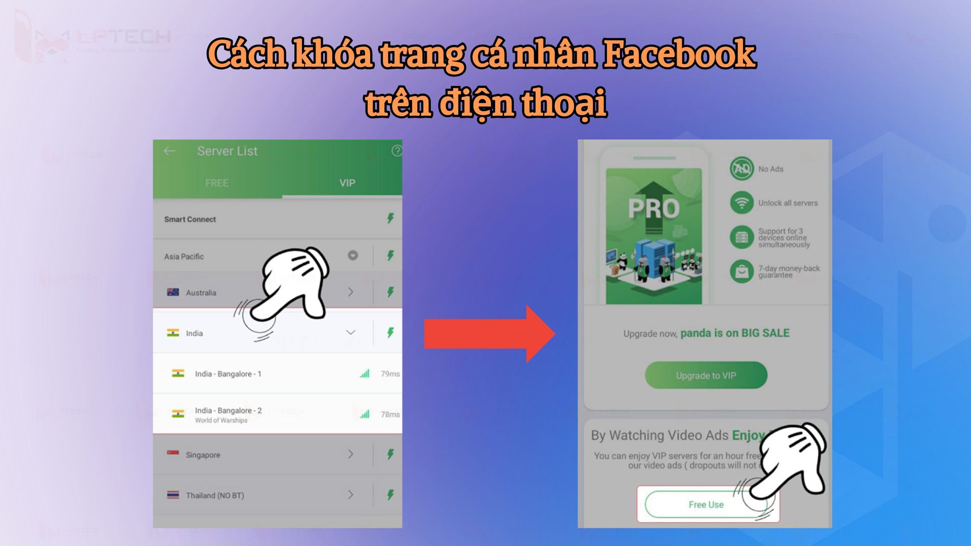 Hoàn tất quá trình Fake IP