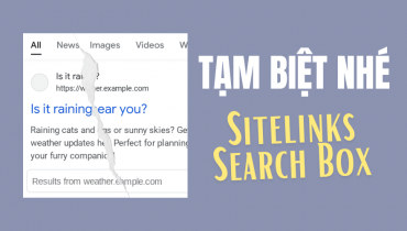 Sitelinks Search Box là gì? Tại sao không còn được Google hỗ trợ?