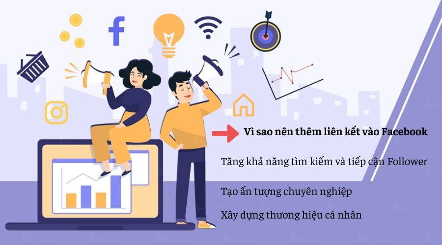 Vì sao nên thêm liên kết vào Facebook