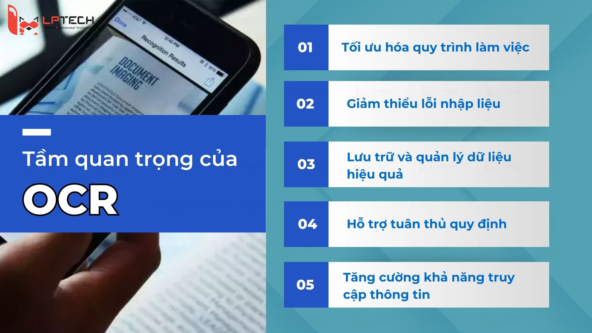 Tầm quan trọng của OCR