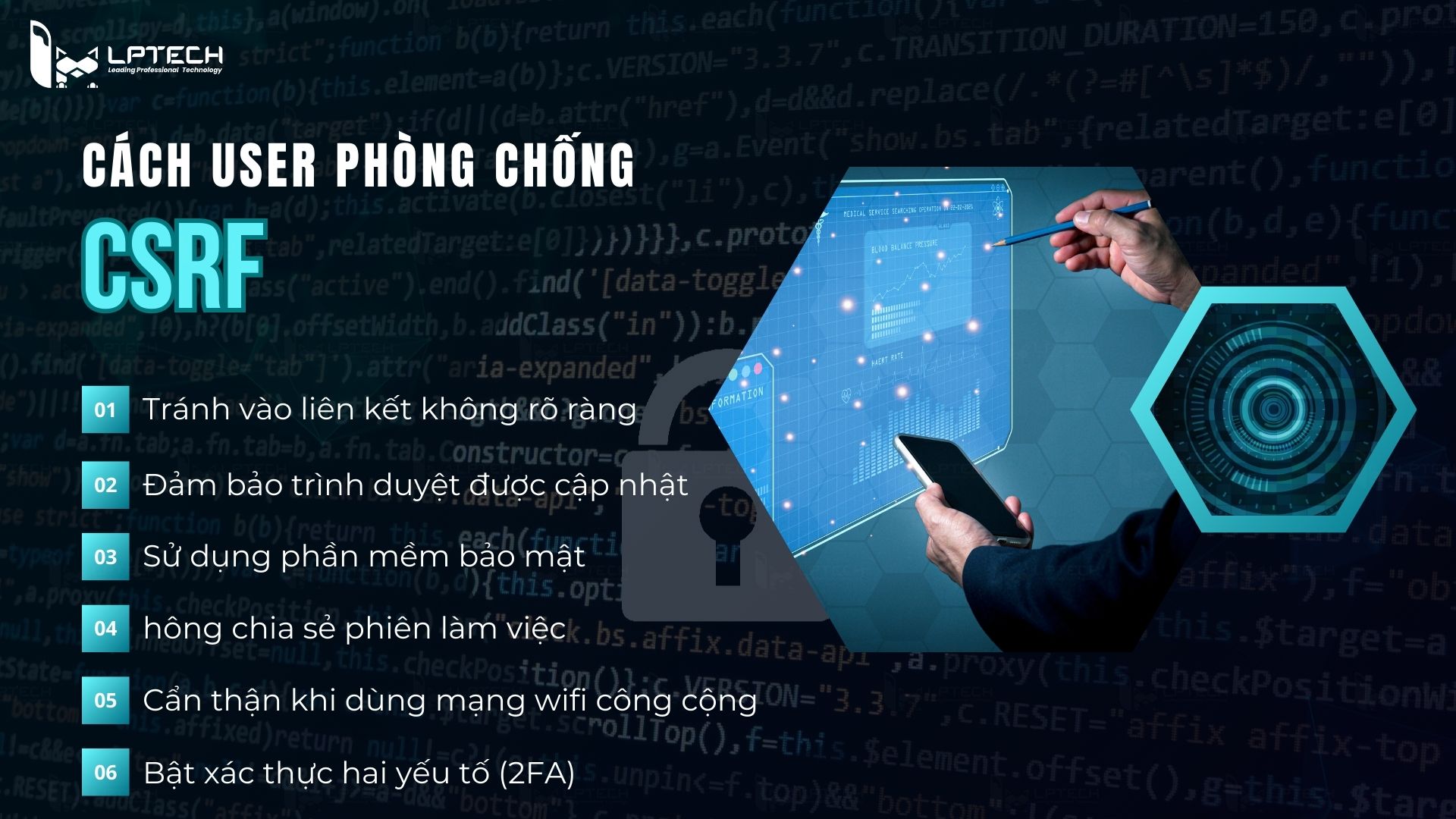 Phòng chống từ phía User