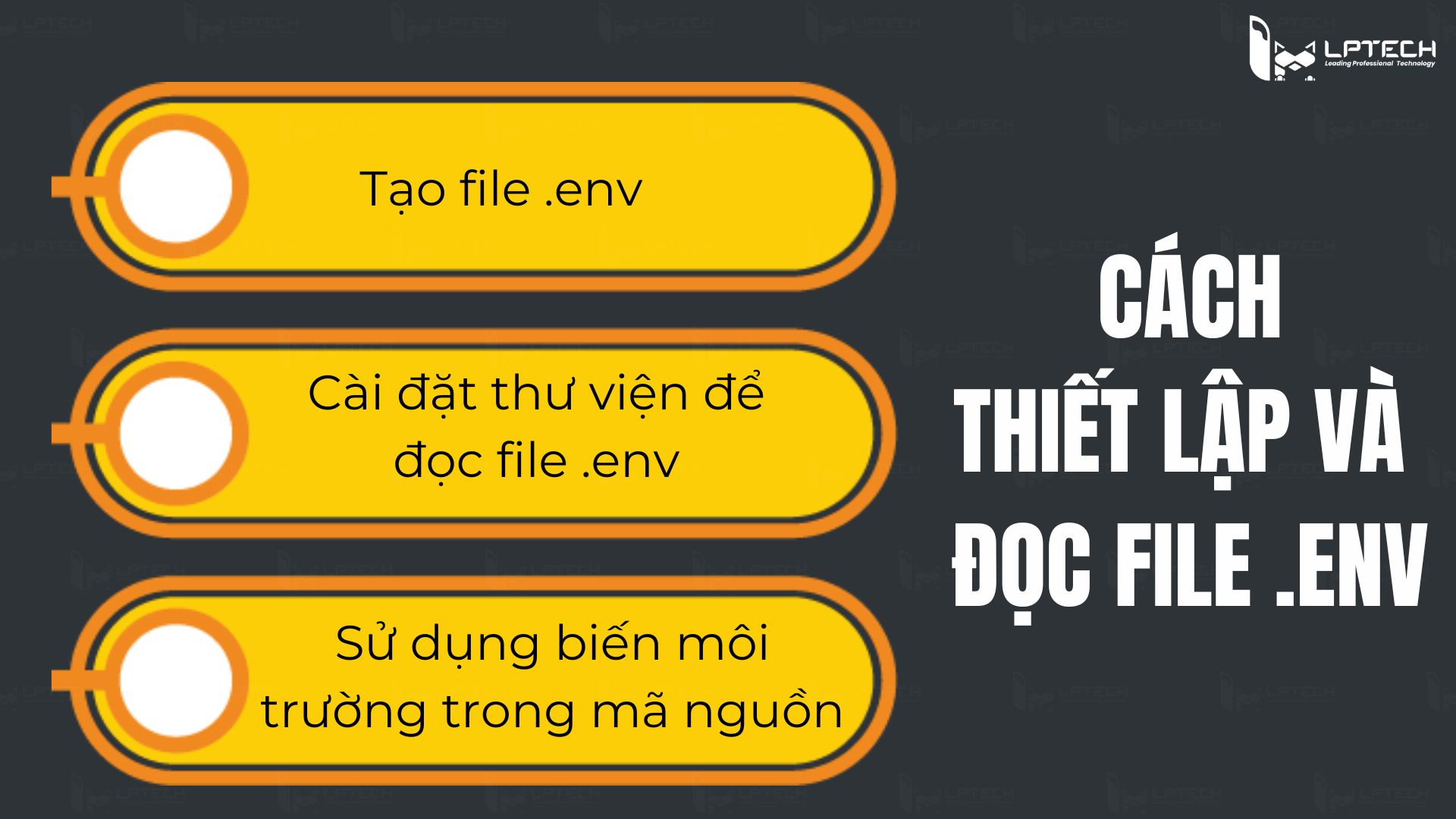 Cách thiết lập và đọc file .env