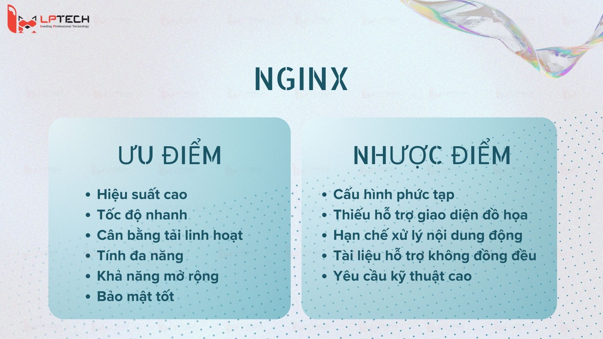 Ưu nhược điểm của NGINX