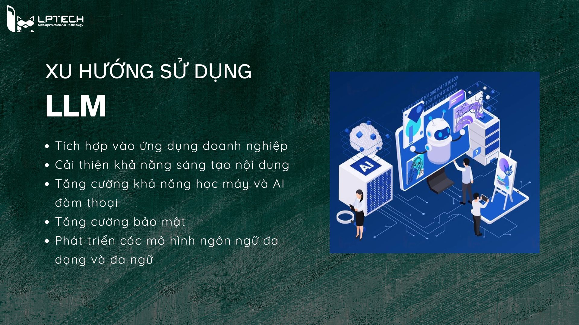 Xu hướng sử dụng LLM trong tương lai