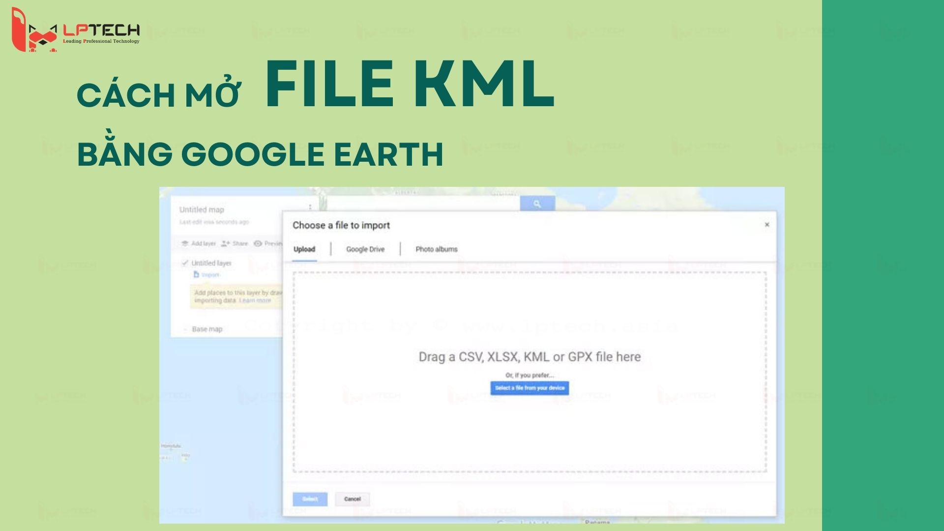 Cách mở file KML bằng Google Earth