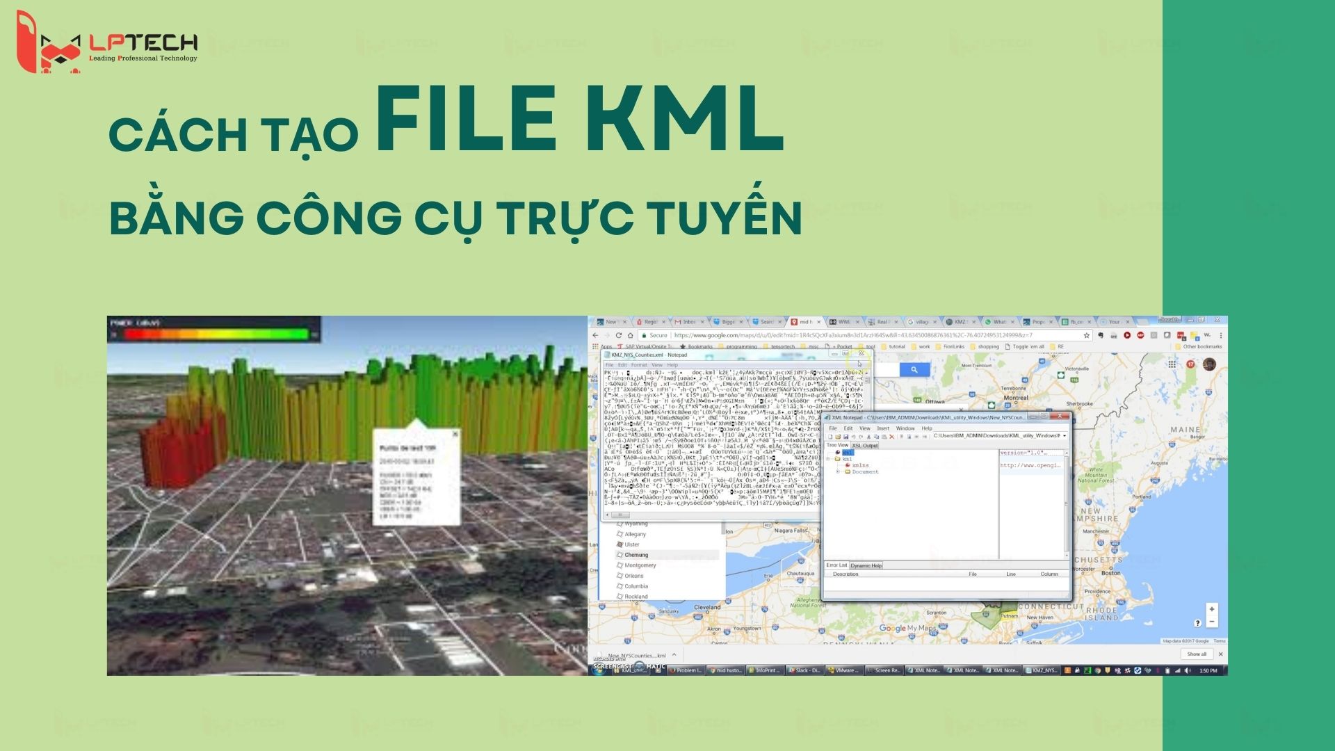 Cách tạo file KML bằng các công cụ trực tuyến