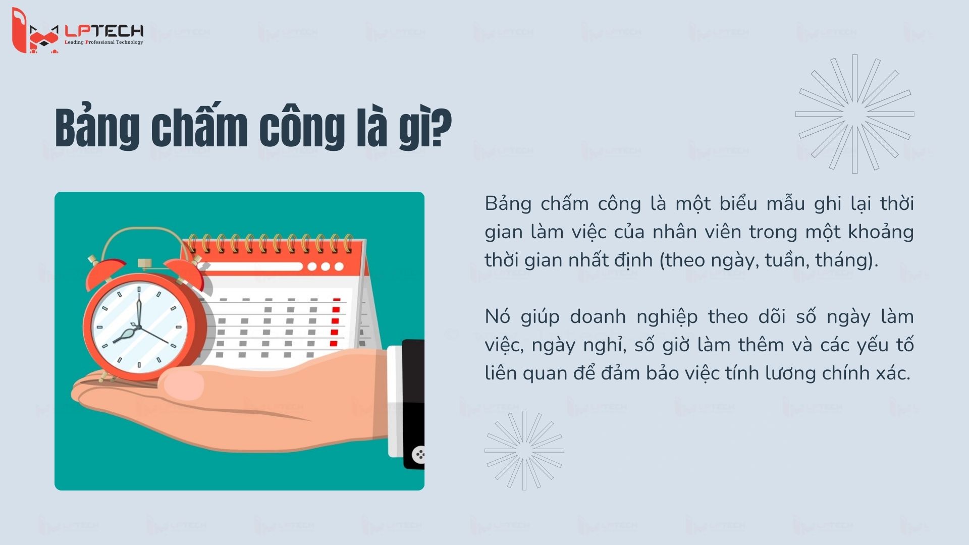 Bảng chấm công là gì?