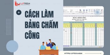 Cách làm bảng chấm công trong Excel tự động nhảy ngày tháng