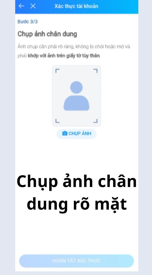 Chụp ảnh chân dung rõ mặt 