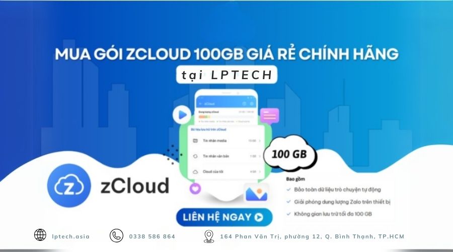 Mua zCloud Zalo ở LPTech